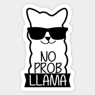 No ProbLlama Sticker